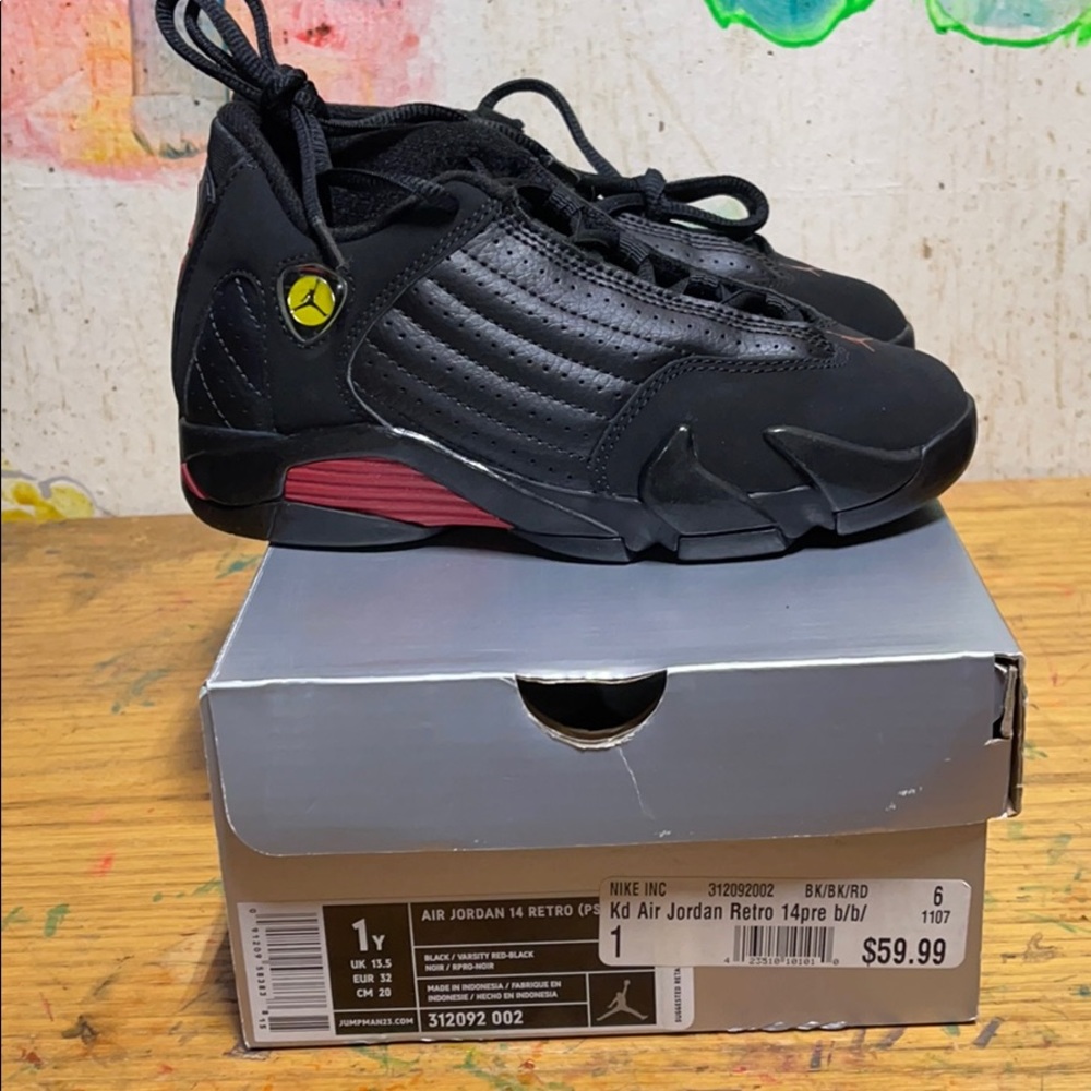 Air Jordan 14 size 1y DS 2005 “the last shot”